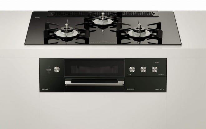 リンナイ デリシア(3V乾電池) 幅75cm  RHS71W30E11RABW