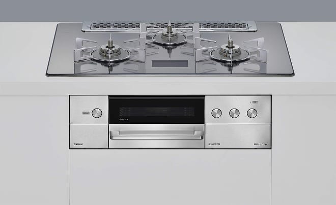 リンナイ デリシア(AC100V･オーブン接続) 幅75cm  RHS71W38M13VCSTW