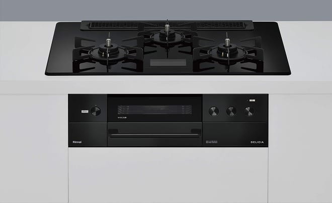リンナイ デリシア(AC100V･オーブン接続) 幅75cm  RHS71W38M17VCBW