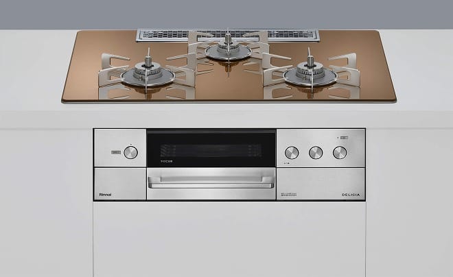 リンナイ デリシア(3V乾電池) 幅75cm  RHS72W38M12RCSTW