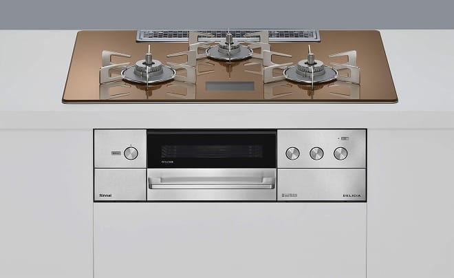 リンナイ デリシア(AC100V) 幅75cm  RHS72W38M12VCSTW