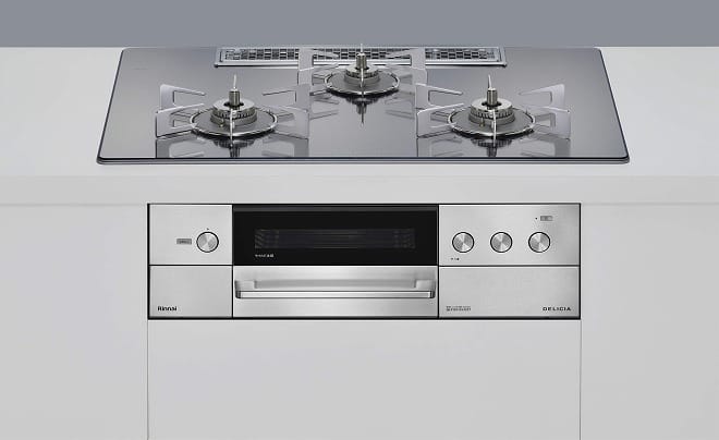 リンナイ デリシア(3V乾電池) 幅75cm  RHS72W38M13RCSTW