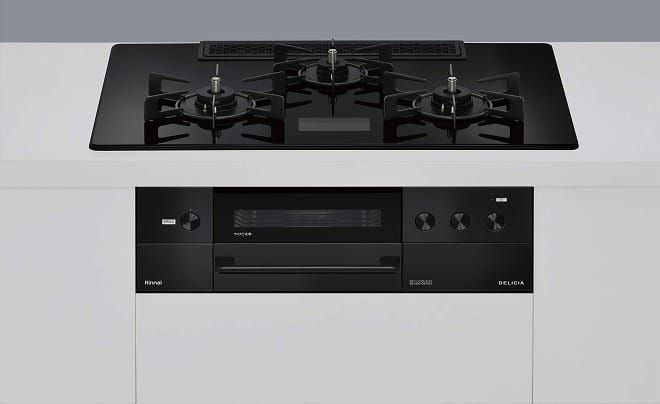 リンナイ デリシア(AC100V) 幅75cm  RHS72W38M17VCBW