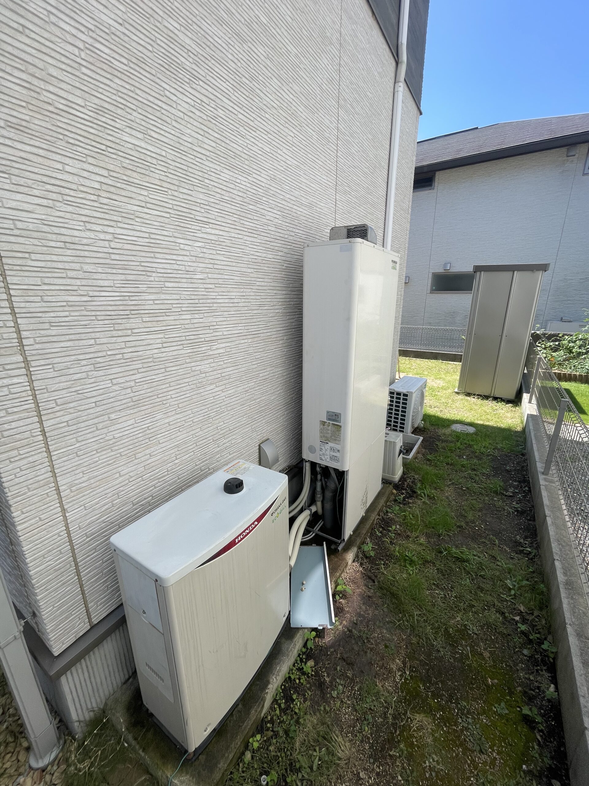 神戸市垂水区Nガス給湯器の施工事例工事前写真