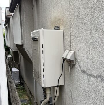 神戸市西区Iガス給湯器の施工事例工事後写真
