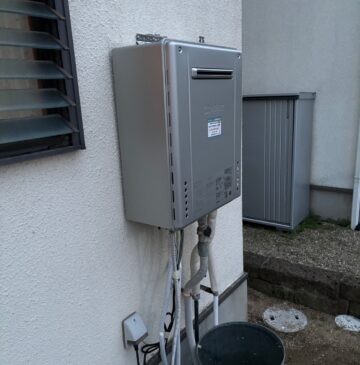 兵庫県明石市Bガス給湯器の施工事例工事後写真