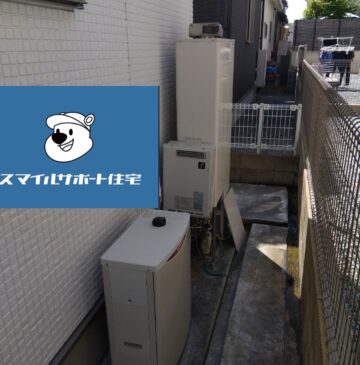 兵庫県明石市Bハイブリッド給湯器の施工事例工事後写真