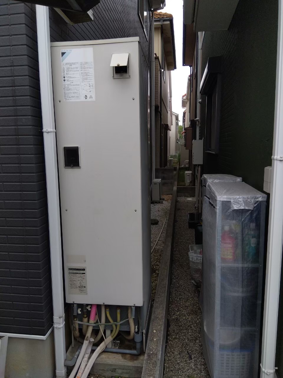 兵庫県明石市Aエコキュートの施工事例工事前写真