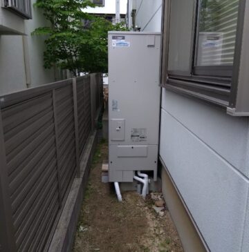 神戸市東灘区Sエコキュートの施工事例工事後写真