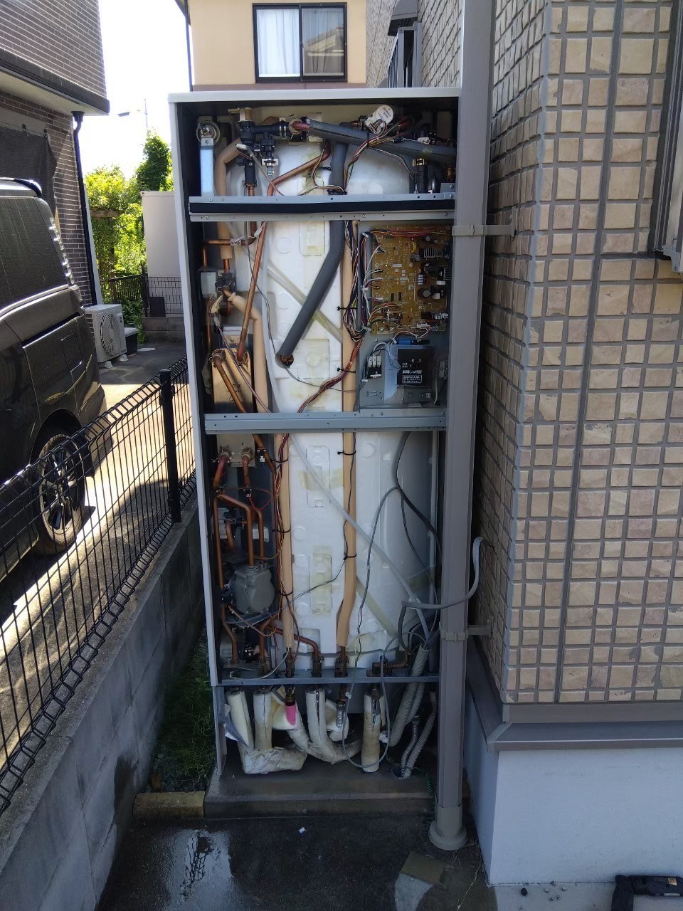 兵庫県高砂市Kエコキュートの施工事例工事前写真