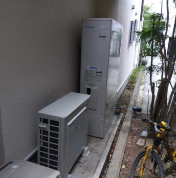 兵庫県明石市Kエコキュートの施工事例工事後写真