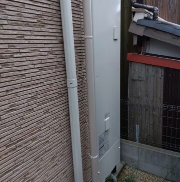 兵庫県明石市Yエコキュートの施工事例工事後写真
