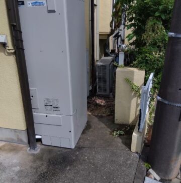 兵庫県明石市Yエコキュートの施工事例工事後写真