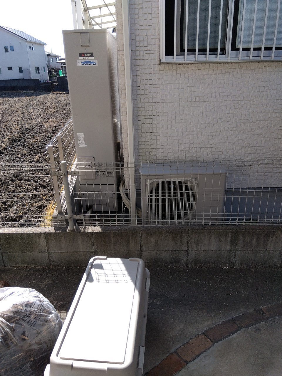 兵庫県加古川市Mエコキュートの施工事例工事後写真