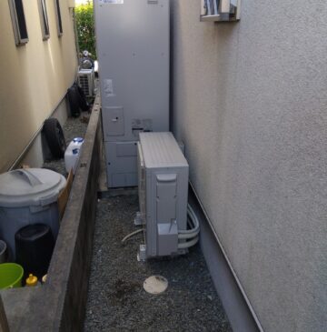 兵庫県姫路市Hエコキュートの施工事例工事後写真
