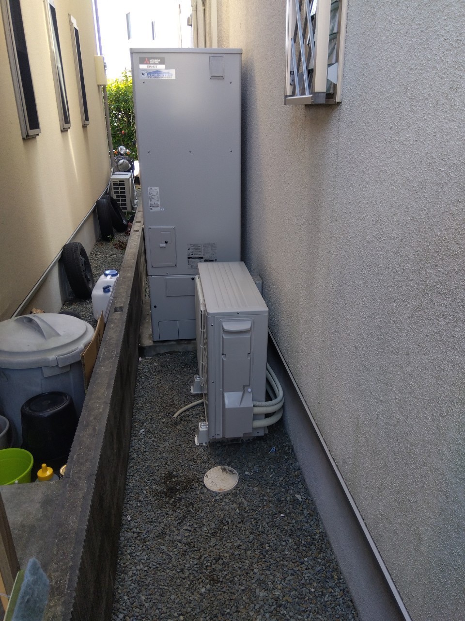 兵庫県姫路市Hエコキュートの施工事例工事後写真