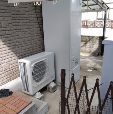 神戸市須磨区Mエコキュートの施工事例工事後写真