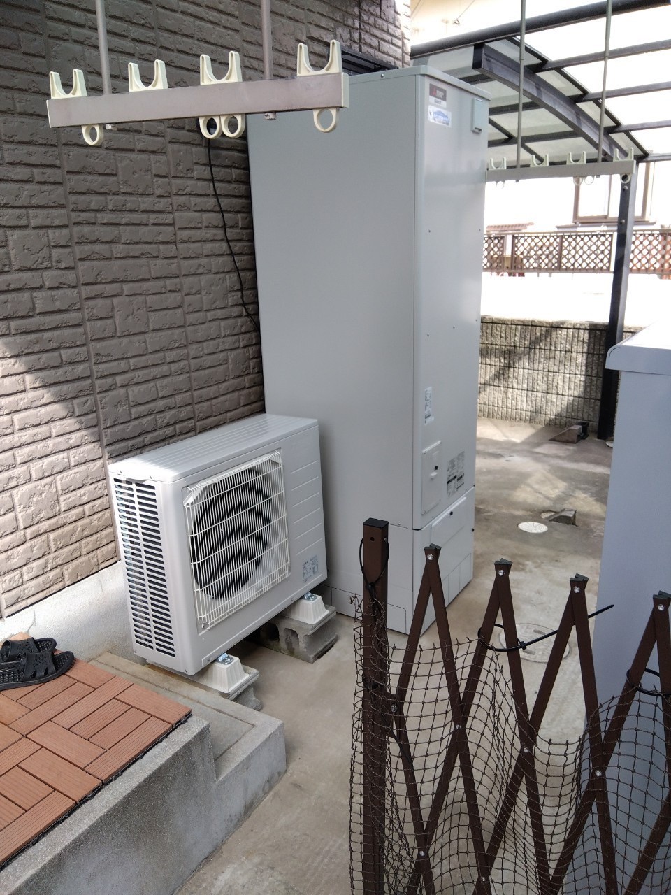 神戸市須磨区Mエコキュートの施工事例工事後写真