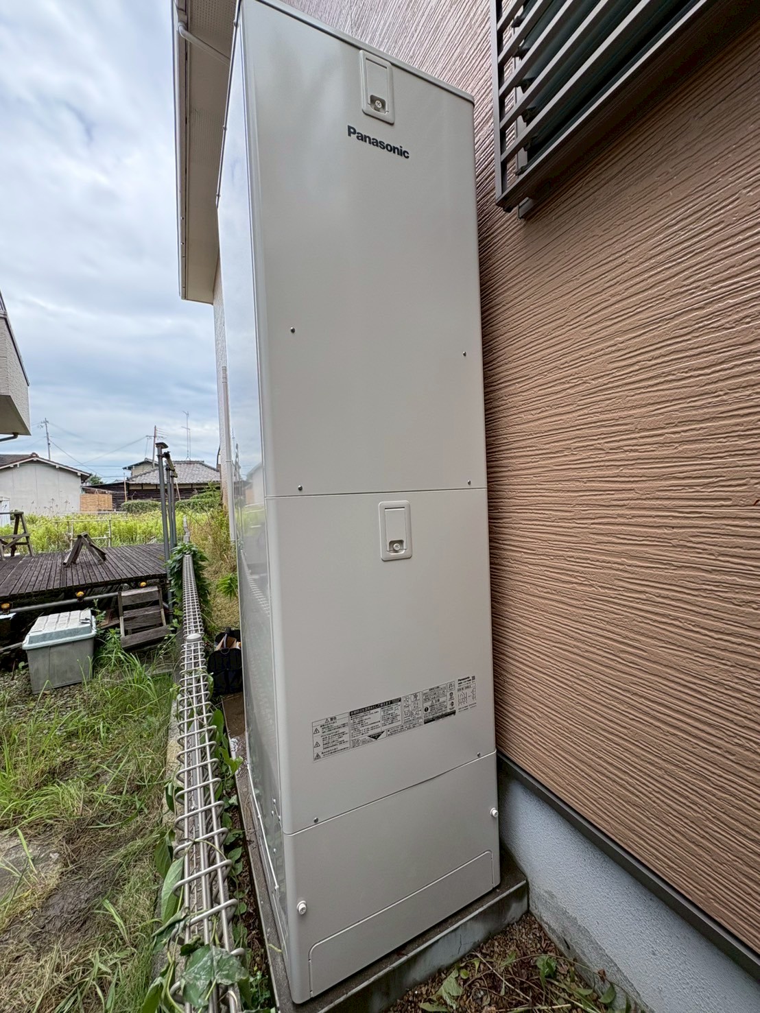 兵庫県加古川市Kエコキュートの施工事例工事後写真