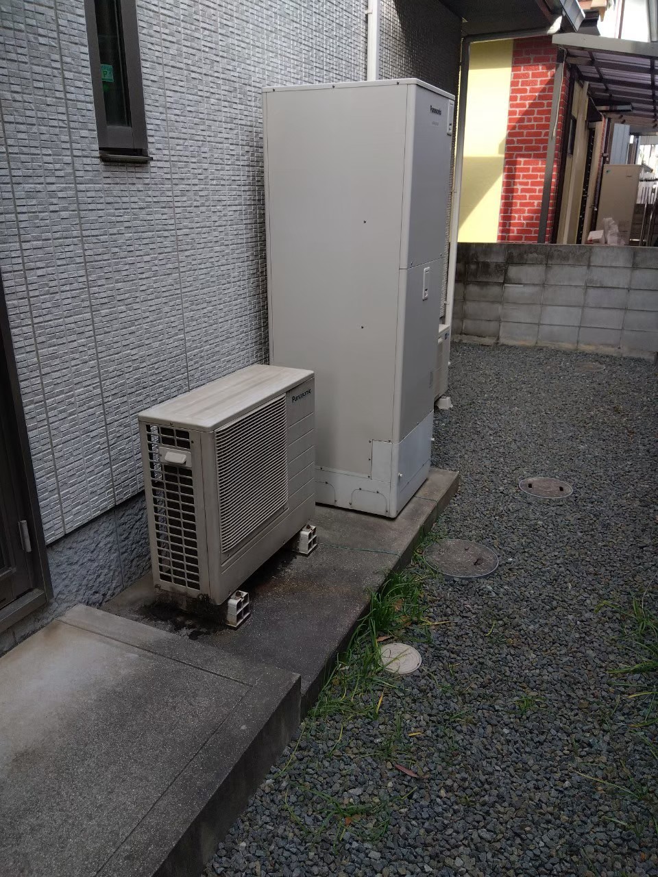 兵庫県加古郡播磨町Oエコキュートの施工事例工事前写真