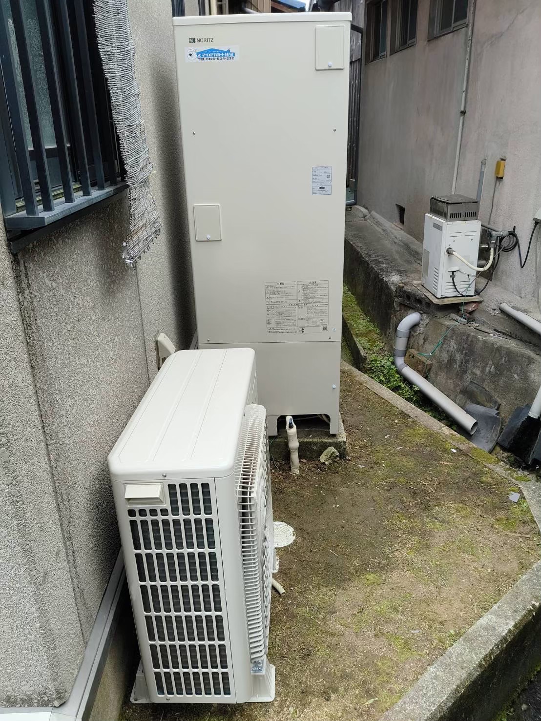 兵庫県加古川市Iエコキュートの施工事例工事後写真
