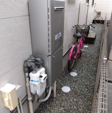 兵庫県明石市Sガス給湯器の施工事例工事後写真