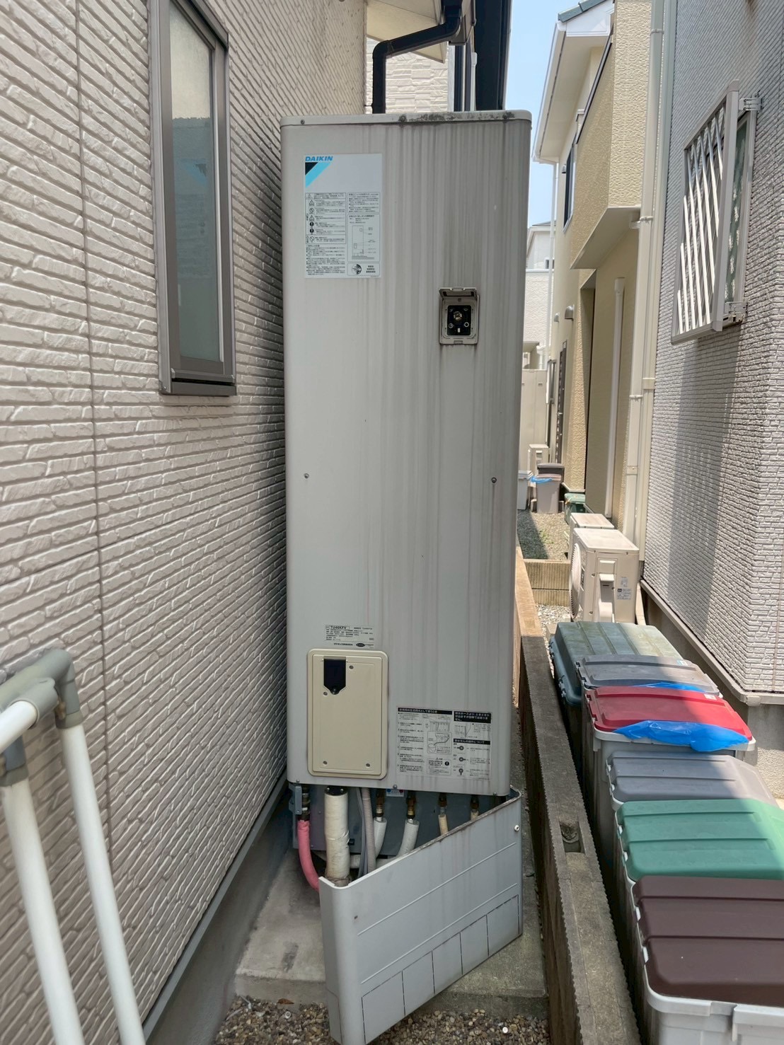 兵庫県明石市Yエコキュートの施工事例工事前写真