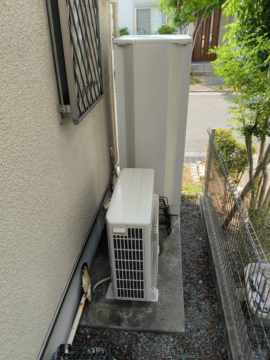 兵庫県加古川市Aエコキュートの施工事例工事後写真