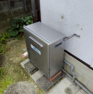 兵庫県川辺郡猪名川町Kガス給湯器の施工事例工事後写真