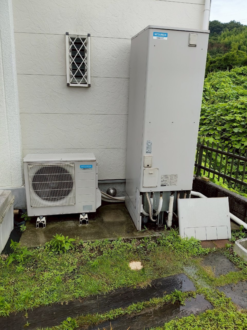 神戸市西区Aエコキュートの施工事例工事前写真