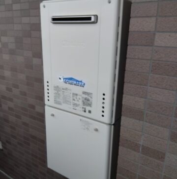 兵庫県明石市Hガス給湯器の施工事例工事後写真