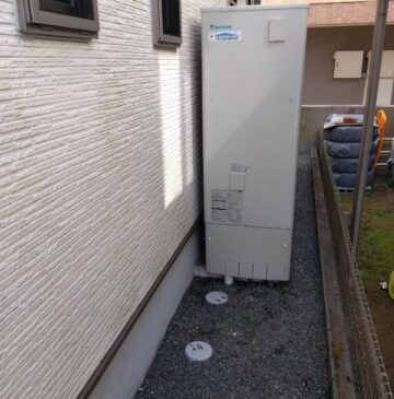 兵庫県明石市Nエコキュートの施工事例工事後写真