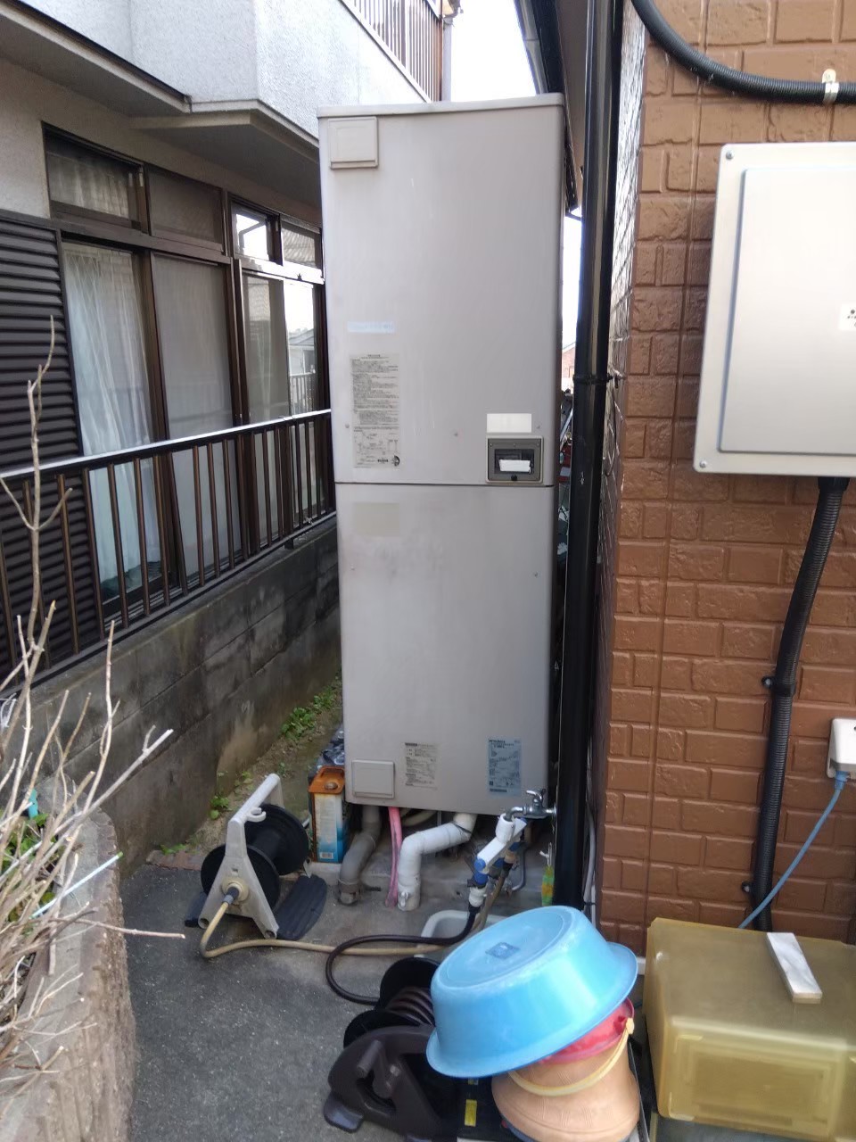 兵庫県明石市Hエコキュートの施工事例工事前写真