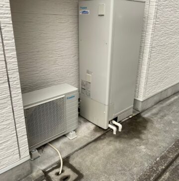 兵庫県明石市Hエコキュートの施工事例工事後写真
