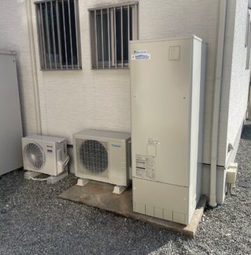 兵庫県加西市Oエコキュートの施工事例工事後写真