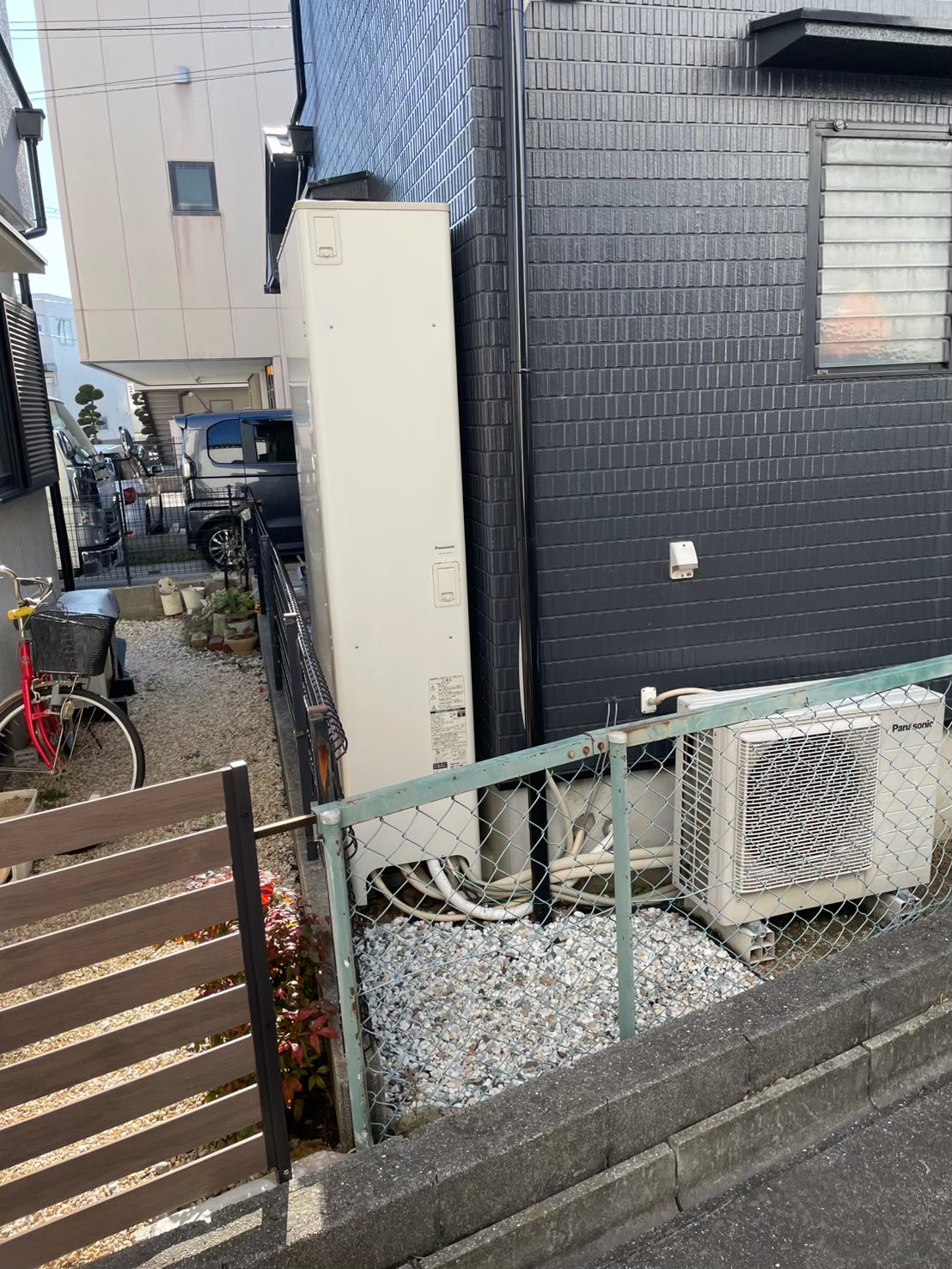 兵庫県明石市Yエコキュートの施工事例工事前写真
