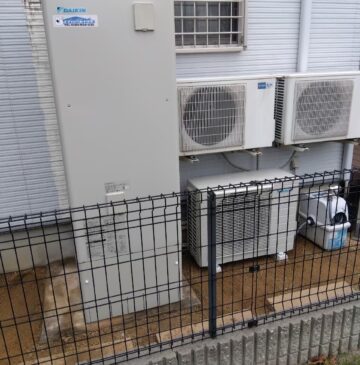 兵庫県明石市Uエコキュートの施工事例工事後写真