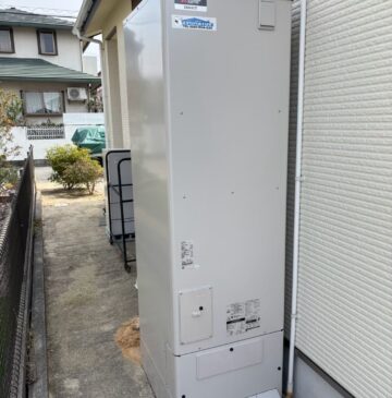 神戸市北区Hエコキュートの施工事例工事後写真