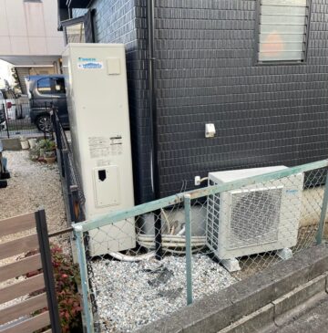 兵庫県明石市Yエコキュートの施工事例工事後写真