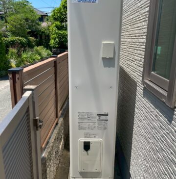 兵庫県川西市Hエコキュートの施工事例工事後写真