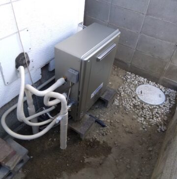 兵庫県姫路市Kガス給湯器の施工事例工事後写真