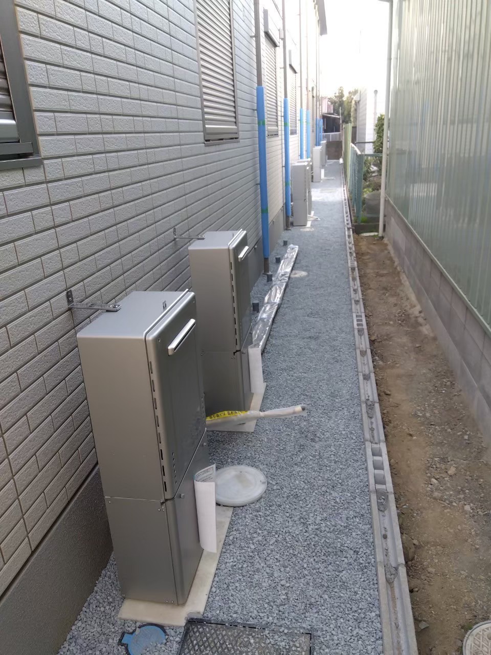 兵庫県姫路市Iガス給湯器の施工事例工事後写真