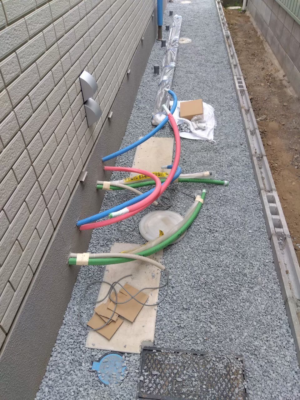 兵庫県姫路市Iガス給湯器の施工事例工事前写真