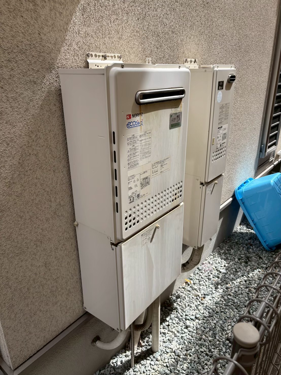 兵庫県明石市Mガス給湯器の施工事例工事前写真