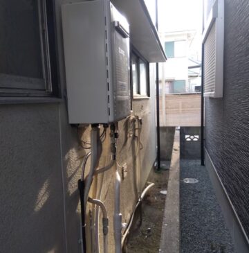 兵庫県高砂市Kガス給湯器の施工事例工事後写真