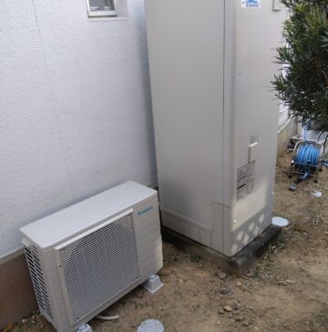 神戸市西区Tエコキュートの施工事例工事後写真