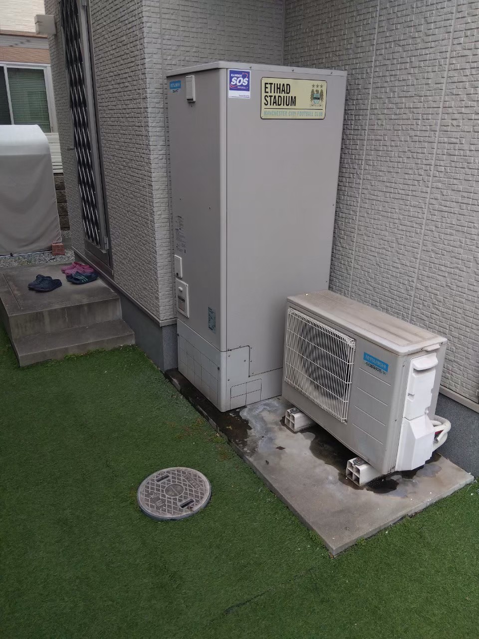 兵庫県加古郡播磨町Fエコキュートの施工事例工事前写真