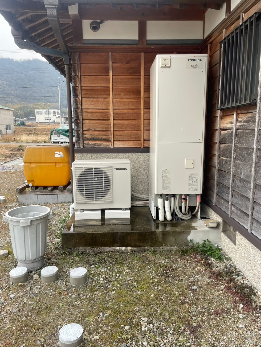 兵庫県加古川市Hエコキュートの施工事例工事前写真