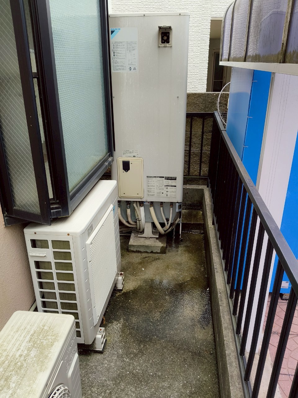 兵庫県明石市Mエコキュートの施工事例工事前写真
