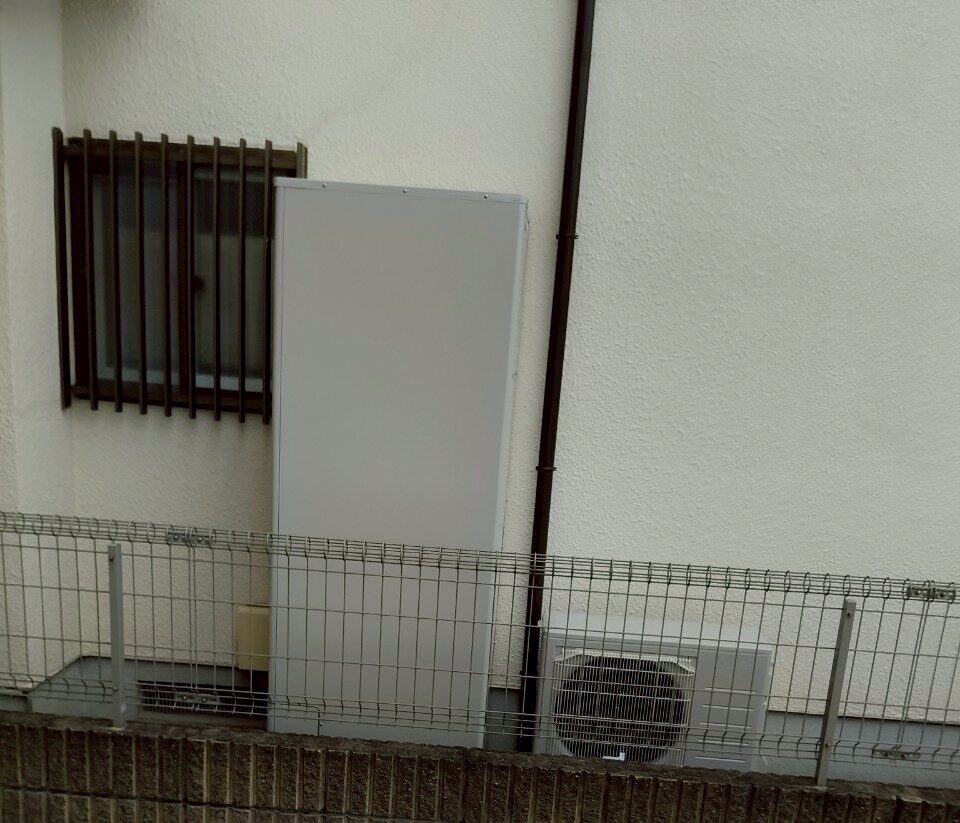 兵庫県加西市Tエコキュートの施工事例工事後写真
